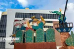 مشهد با نصب نماد‌ها و نشانه‌های هنری برای نوروز ۱۴۰۰ آماده می‌شود + تصاویر