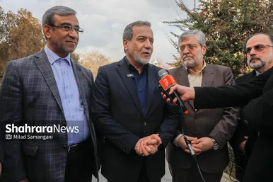 گزارش تصویری | دیدار عراقچی با شهردار و رئیس شورای شهر مشهد