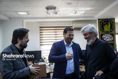 گزارش تصویری | ادامه بازدید مدیران استانی و شهری از موسسه فرهنگی شهرآرا به مناسبت روز خبرنگار