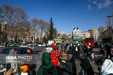 میدان تجریش در آستانه نوروز ۱۴۰۳