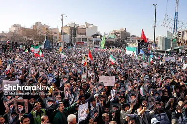 گزارش تصویری | مراسم تشییع پیکر شهدای مدافع امنیت در مشهد (۲۲ دی ۱۴۰۴) - ۲