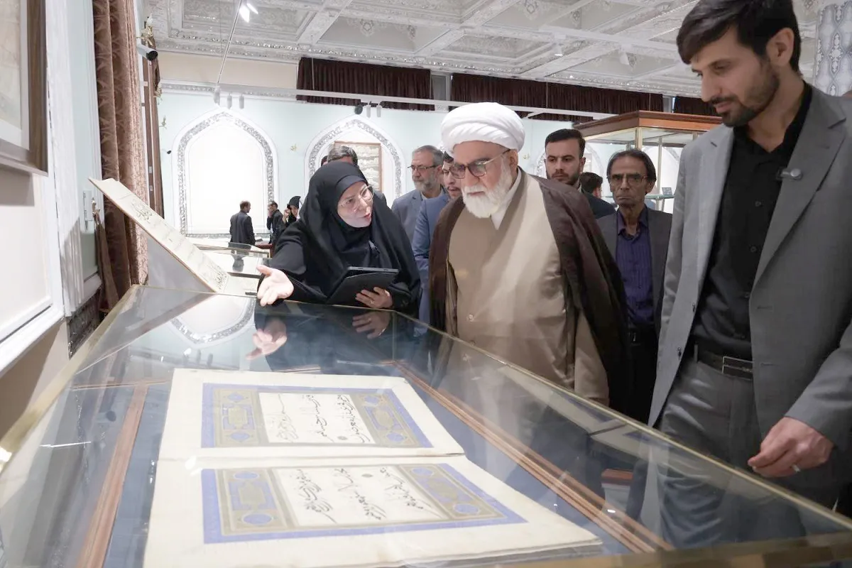 مراسم بازآفرینی موزه قرآن حرم مطهر امام رضا(ع) برگزار شد