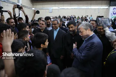 گزارش تصویری | آیین بهره‌برداری از خانه کشتی و مجموعه ورزشی شهید بوکانی مشهد