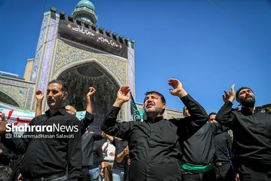 گزارش تصویری | عزاداری شهادت امام رضا (ع) در حرم مطهر رضوی