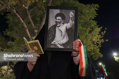 گزارش تصویری |صدوهشتادمین شب حضور حماسی مردم مشهد در خیابان‌ها رقم خورد