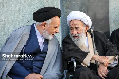 برگزاری مراسم چهلم شهدای خدمت در حرم امام‌رضا(ع) (۱۲ تیر ۱۴۰۳)