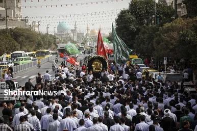 گزارش تصویری | مراسم تشییع پیکر آتش‌نشان فداکار «شهید رضا فخریان» در مشهد