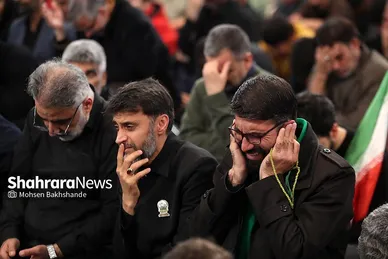 گزارش تصویری | مراسم چهلمین روز شهادت رهبر شهید انقلاب اسلامی در حرم مطهر رضوی