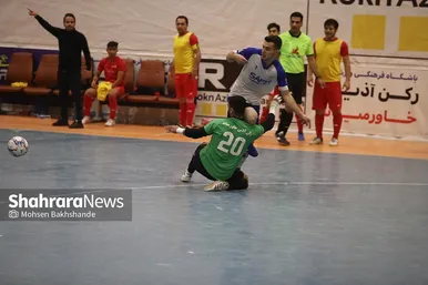 لیگ برتر فوتسال | مسابقه رکن آذین مشهد و سفیر گفتمان
