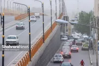 حاشیه هایی از ترافیک پل شهید عباسپور مشهد
