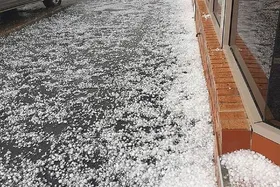 ویدئو| بارش شدید تگرگ در پکن