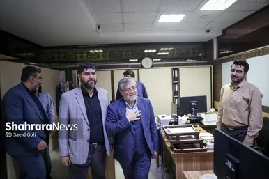 گزارش تصویری | حضور شهردار مشهد در موسسه فرهنگی شهرآرا به مناسبت روز خبرنگار