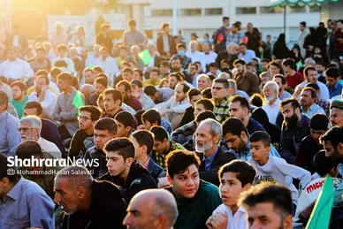 جشن مردمی بیعت با امام زمان (عج) در مشهد