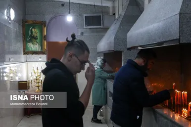 مراسم سال نو میلادی در کلیسای «تارگمانچاتس» تهران