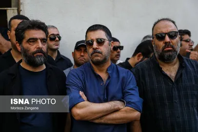 عکس‌هایی از مراسم تشییع پیکر سعید راد