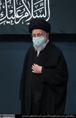 عزاداری شهادت حضرت‌ زهرا‌ (س) با حضور رهبر معظم انقلاب + تصاویر