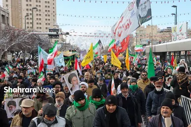 گزارش تصویری | راهپیمایی ۲۲ بهمن ۱۴۰۳ در مشهد