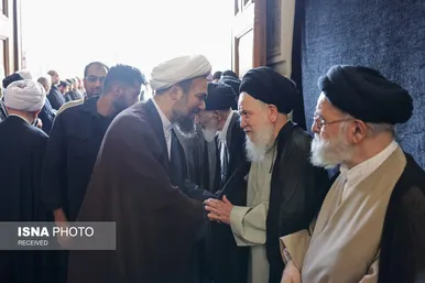 گزارش تصویری | مراسم بزرگداشت آیت‌الله شبیری زنجانی (۸ مهر ۱۴۰۵)