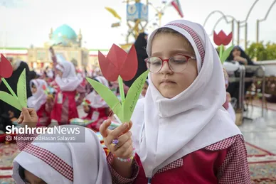 گزارش تصویری | مراسم «فرشتگان مقاومت» یادبود شهدای مظلوم میناب در حرم مطهر امام رضا (ع)