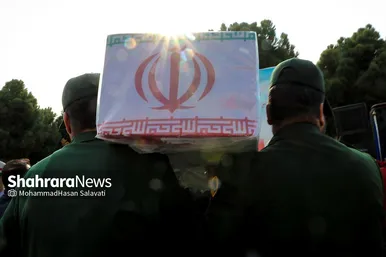 استقبال از پیکر مطهر ۱۲ شهید گمنام دفاع مقدس در فرودگاه هاشمی نژاد مشهد
