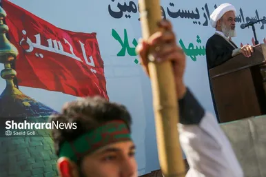 استقبال از طولانی‌ترین کاروان پیاده‌روی اربعین در مشهد مقدس