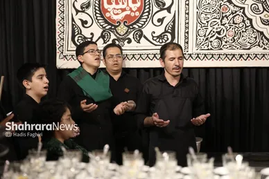گزارش تصویری | مراسم روضه خوانی شب هشتم  ماه محرم در خیابان های مشهد