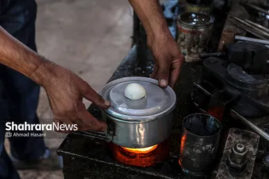 کارگاه شیشه گری سنتی