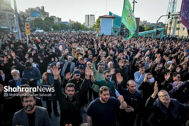 اجتماع مردم مشهد برای شهادت خادم الرضا (ع) سید ابراهیم رئیسی