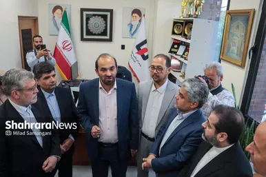 گزارش تصویری | آیین بهره برداری از فاز یک ساختمان فرماندهی و ستاد سازمان آتش‌نشانی مشهد