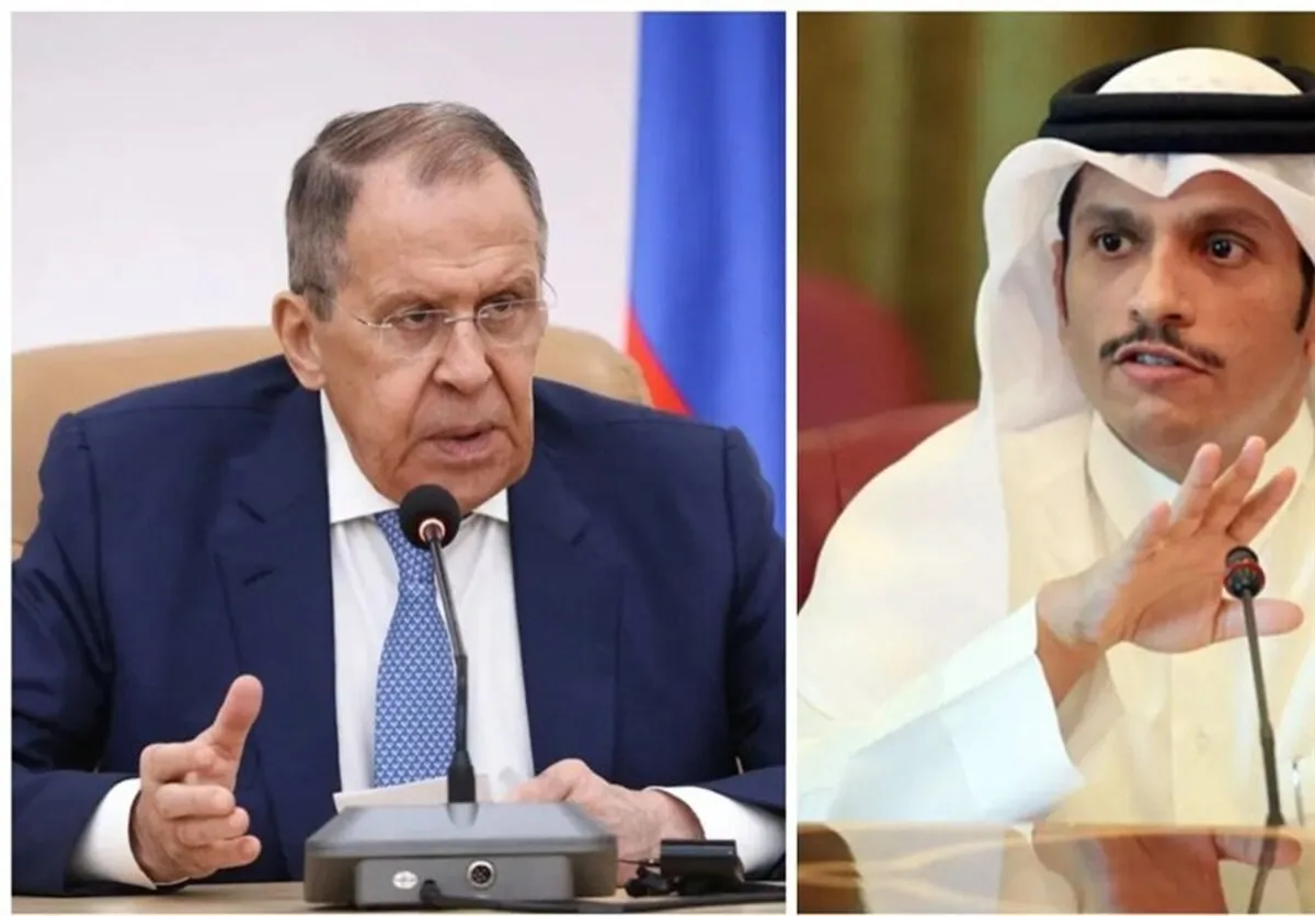 تماس تلفنی وزیر خارجه قطر با لاوروف