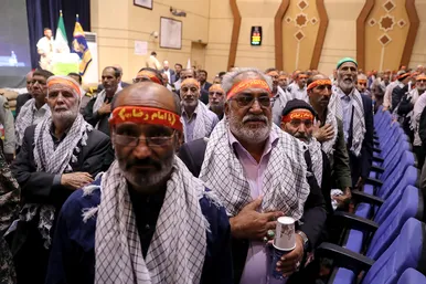 همایش تجلیل از پیشکسوتان دفاع مقدس شهرستان طرقبه شاندیز 