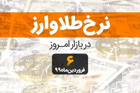 قیمت طلا، قیمت سکه، قیمت دلار و ارز امروز ۶ فروردین ۹۹