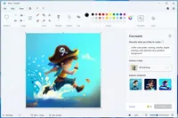ابزار هوش مصنوعی تولید تصویر Cocreator به پینت اضافه شد