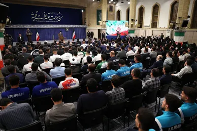 عکس‌هایی از دیدار مدال‌آوران ورزشی و علمی با رهبر انقلاب (۲۸ مهرماه ۱۴۰۴)