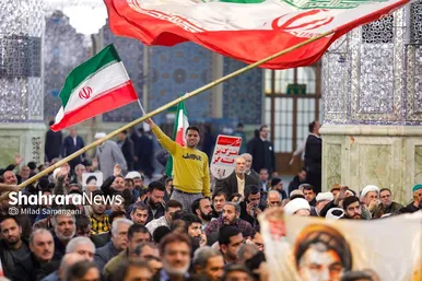 برگزاری آیین گرامیداشت سالروز نهم دی در حرم مطهر امام‌رضا(ع)