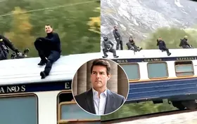 تام کروز، از حضور در مراسم تاج&zwnj;گذاری شاه چارلز تا بدلکاری&zwnj; Mission Impossible 7 + ویدئو