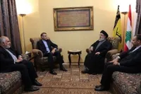 امیرعبداللهیان با سیدحسن نصرالله دیدار کرد+ عکس