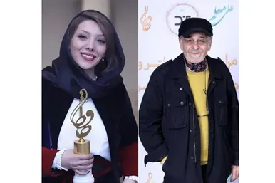 عکس‌هایی از هنرمندان در جشن «حافظ»