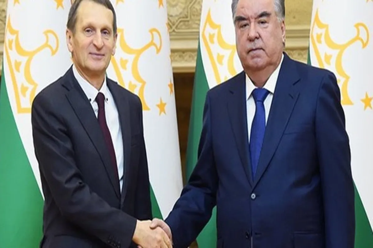 افغانستان محور دیدار رییس جمهور تاجیکستان و رئیس سرویس اطلاعات خارجی روسیه