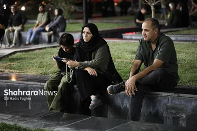 گزارش تصویری | مراسم روضه خوانی شب هشتم  ماه محرم در خیابان های مشهد