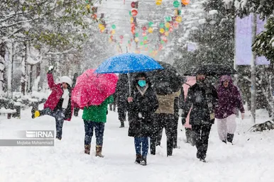 ایران زیباست | بارش برف در رشت