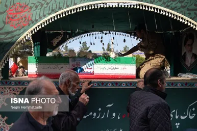 گزارش تصویری | مراسم خاکسپاری پیکر شهید کمال خرازی