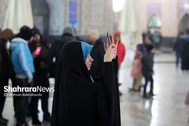 شب عید مبعث در حرم مطهر رضوی