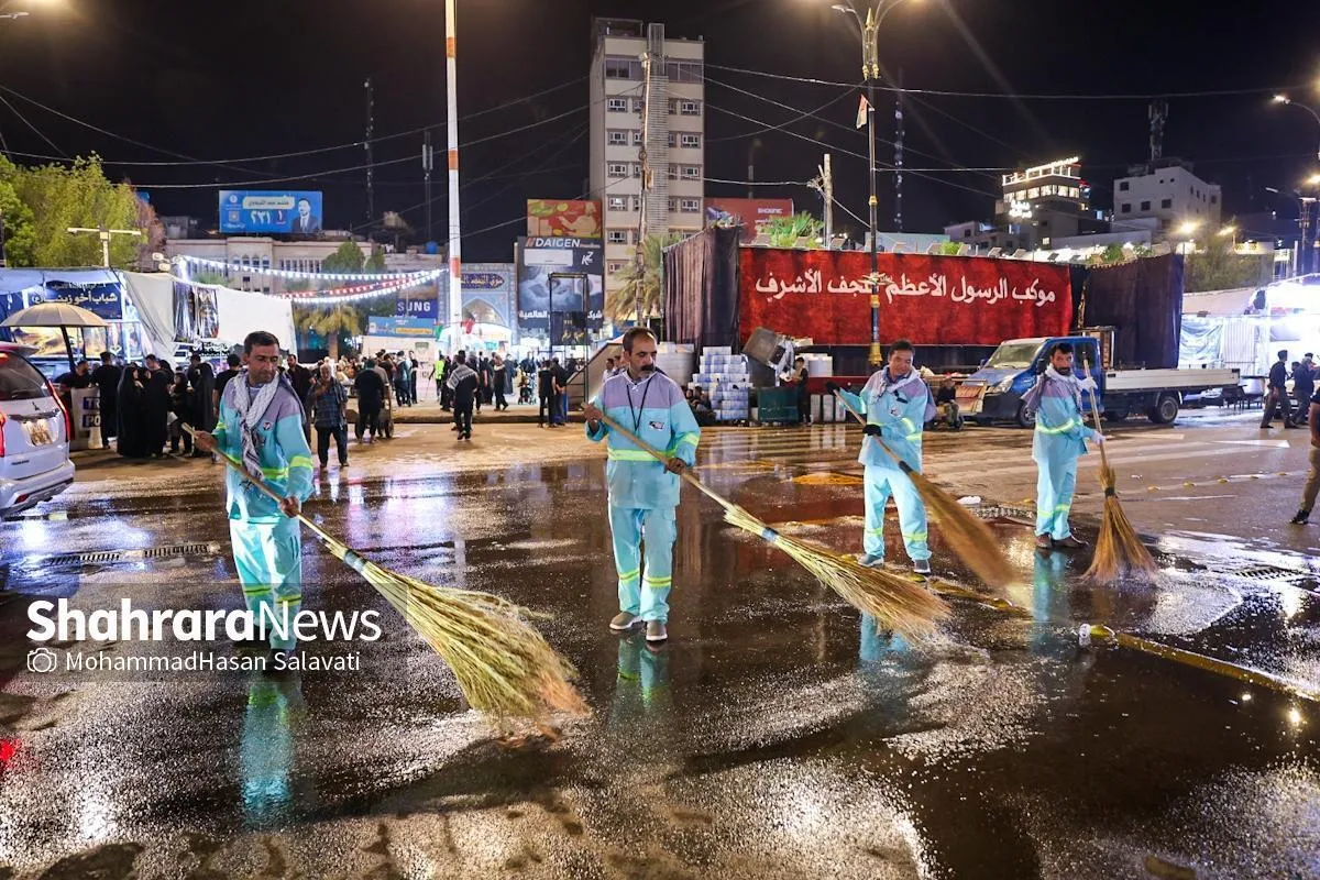 شهردار بخش قدیمی نجف: همکاری شهرداری مشهد و نجف الگویی موفق در خدمت‌رسانی به زائران اربعین است | مشهد از نظر پاکیزگی یک شهر نمونه و شاخص است