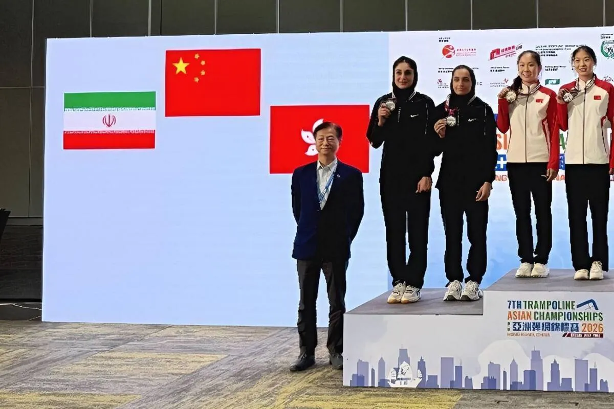 تاریخ‌سازی دختران ژیمناست ایران | اولین مدال زنان بعد از انقلاب در آسیا