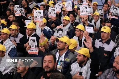 مجلس بزرگداشت شهدای خدمت در محضر مقام معظم رهبری