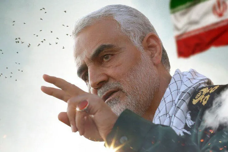 ویدئو | لحظه برداشتن عکس سردار سلیمانی توسط پلیس امنیت سازمان ملل