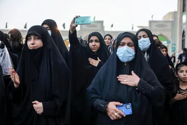اجتماع عاشورائیان در حرم مطهر رضوی