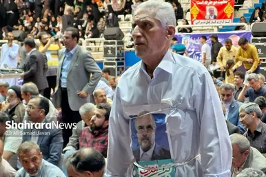 عکس‌هایی از انتظار هواداران محمدباقر قالیباف برای دیدار با او در مشهد