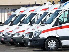 استقرار اورژانس ١١۵ دانشگاه علوم پزشکی مشهد در مسیر راهپیمایی روز جهانی قدس